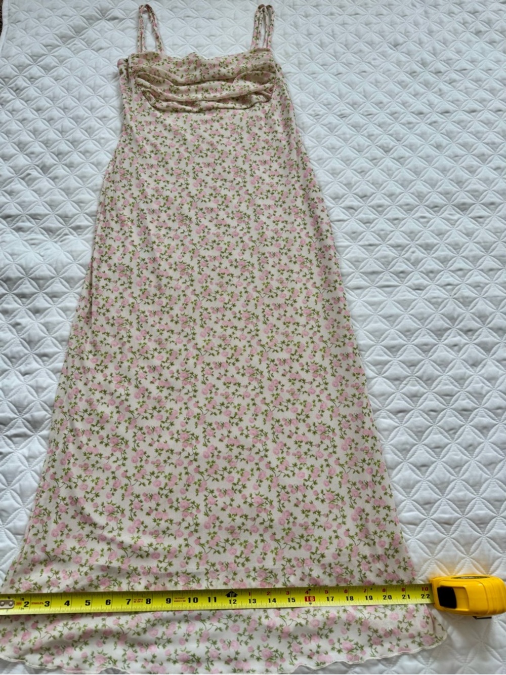 NWT See You Monday Pink Floral Spaghetti Strap Maxi Dress Size M - Picture 5 of 15